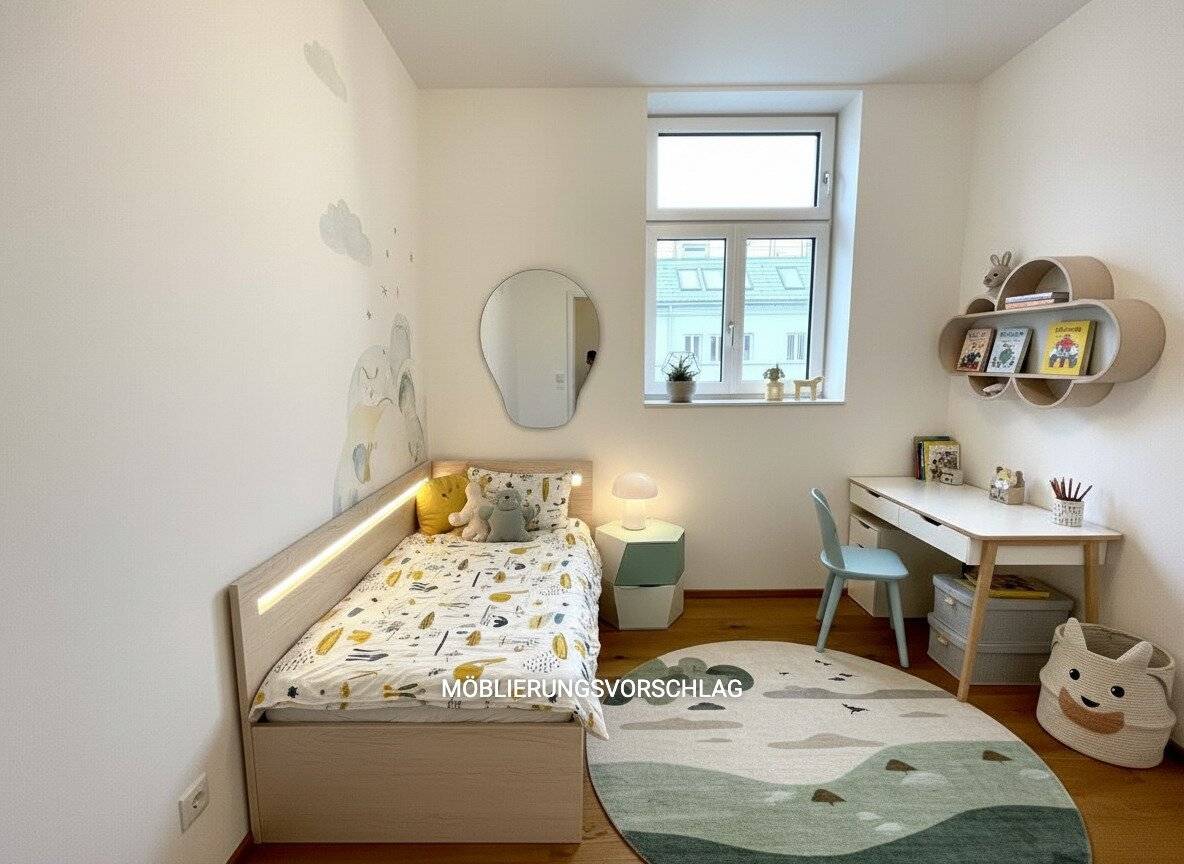 Dachgeschosswohnung nahe Naschmarkt modernisiert