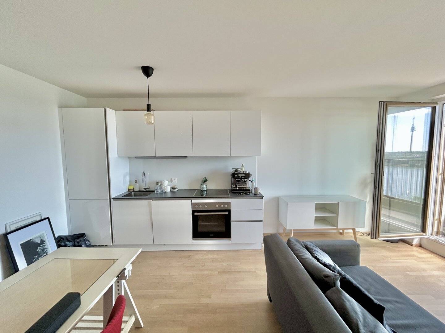 Helle 2 Zimmer Wohnung mit Blick auf die Donau