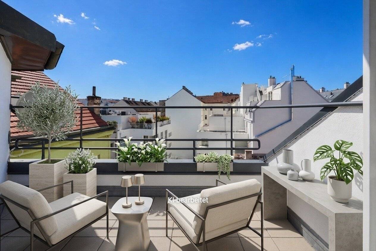 Dachgeschosswohnung mit Hofterrasse und Liftzugang