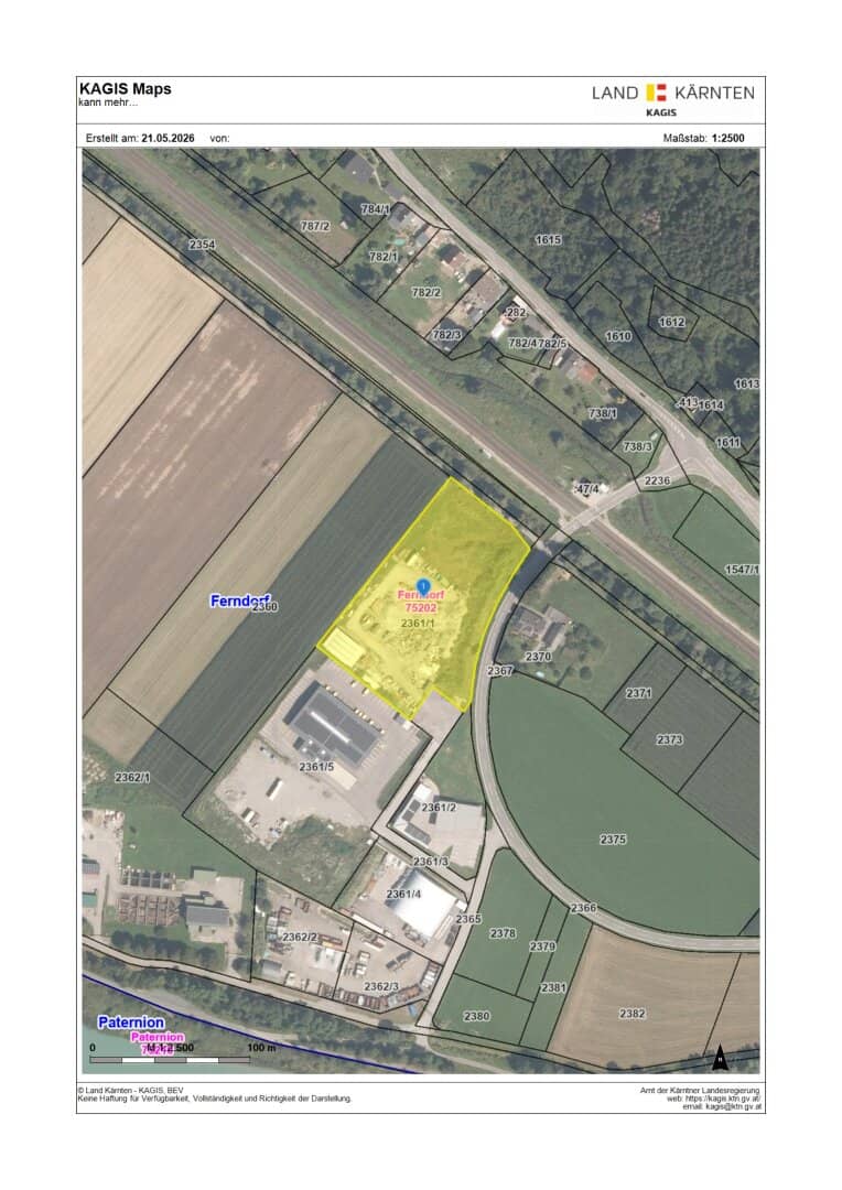 Großes Gewerbegrundstück in Kärnten – 10.271 m² für Ihre Projekte!