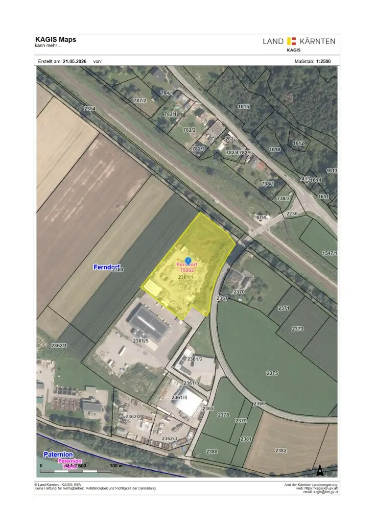 Großes Gewerbegrundstück in Kärnten – 10.271 m² für Ihre Projekte!