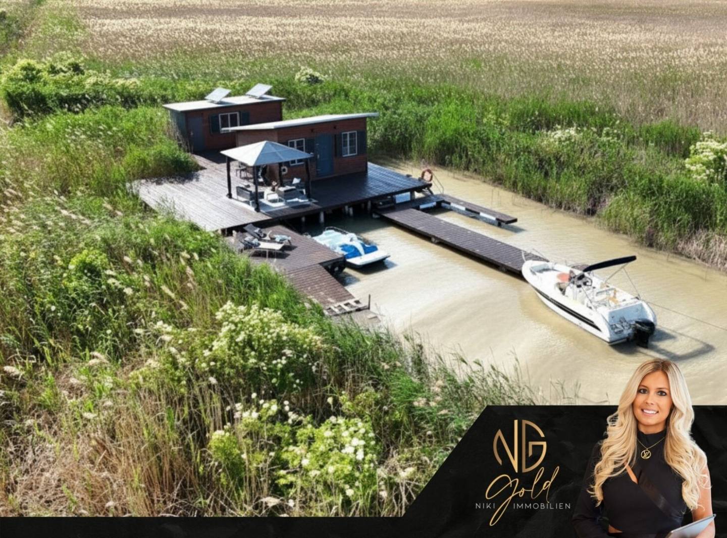 Ein Rückzugsort mitten im See – Natur, Ruhe und Freiheit pur - Das Haus im See Mörbisch inkl. Motorboot