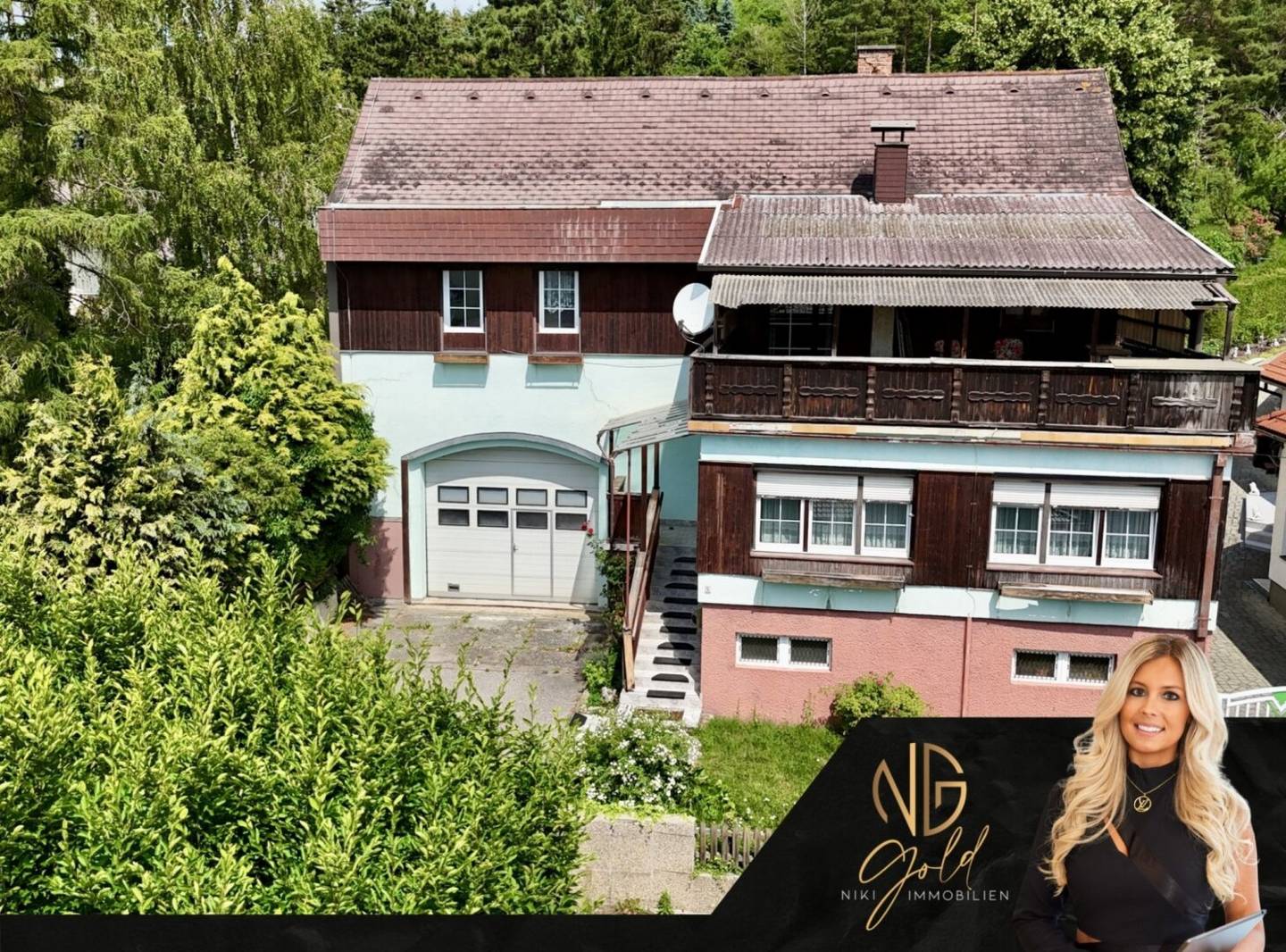 Ein Platz für große Träume: Haus mit großem Grundstück, Waldstück & Lagerhalle in Wiesen