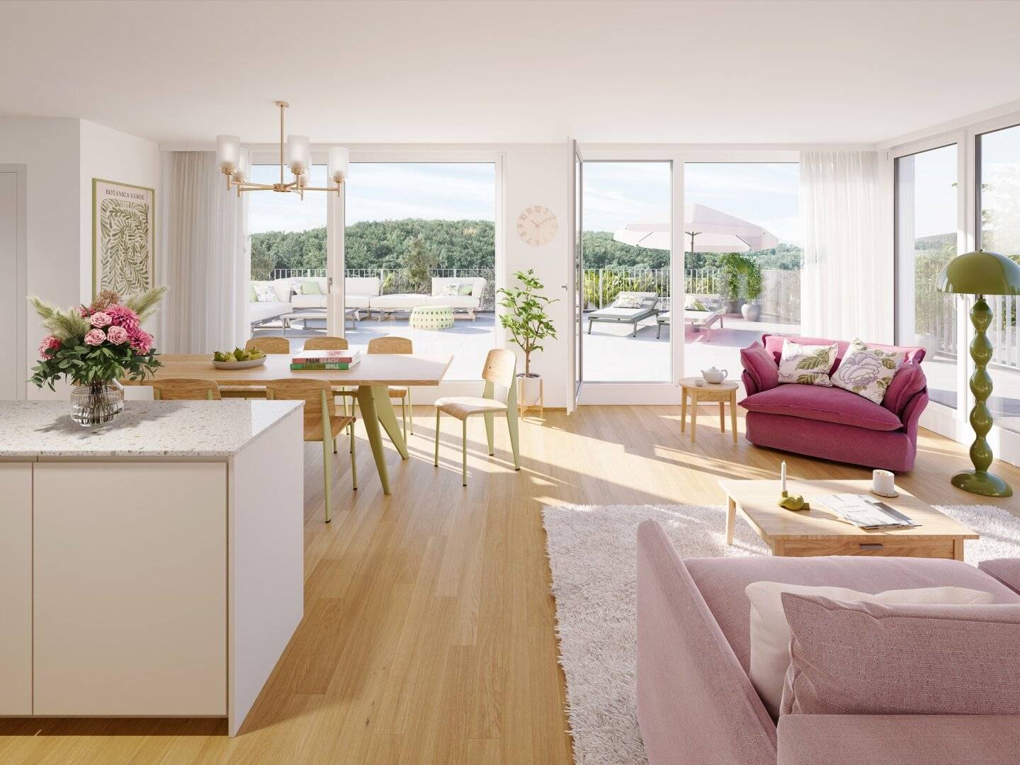 LEBEN auf der SONNENSEITE - 3-Zimmer-Balkonwohnung - PROVISIONSFREI