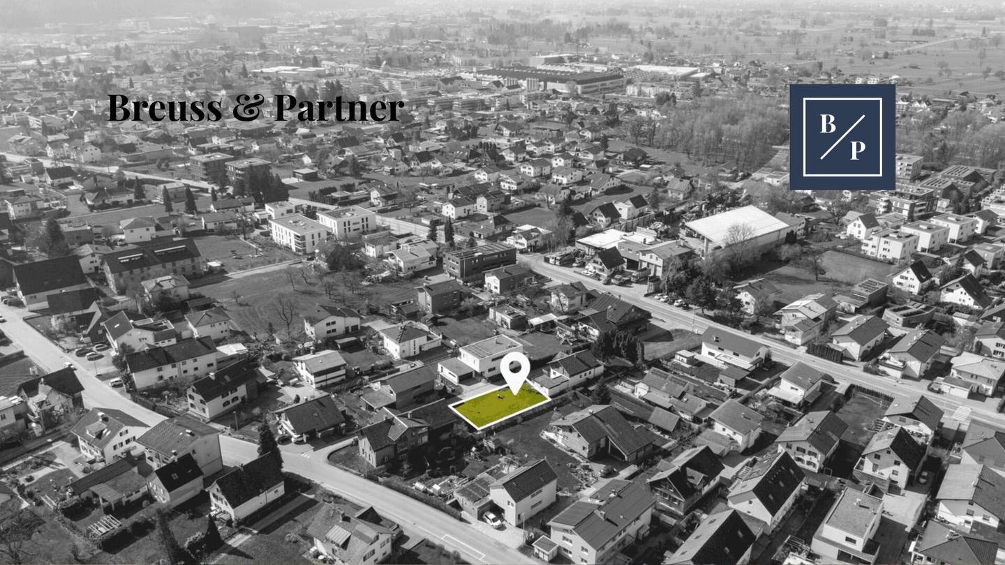 Baugrundstück mit 293m² in toller Lage in Dornbirn- die Chance auf Ihr Eigenheim!