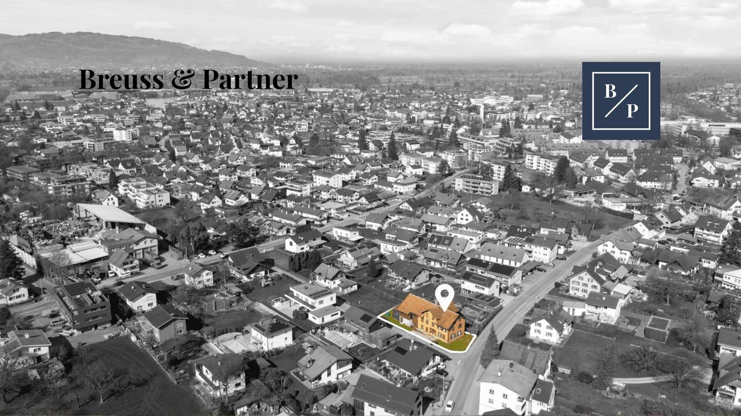 Baugrundstück mit Altbestand in Dornbirn – 470 m² in begehrter Lage