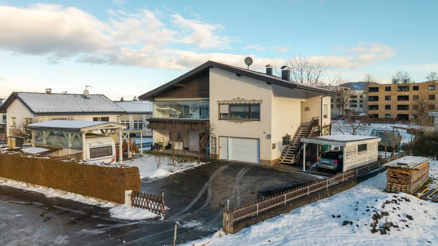 Gepflegtes Einfamilienhaus in Dornbirn mit Garten & Mieteinnahmen