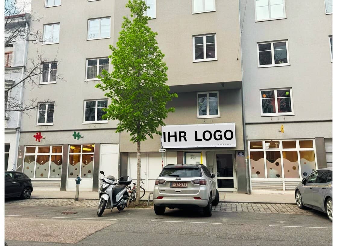 Großzügige Gewerbefläche - vielseitig nutzbar - mit Garten und Terrasse in sehr guter Lage von Kaisermühlen - optionale Kellerfläche