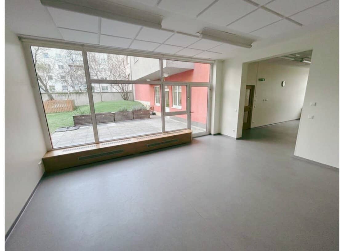Großzügige Gewerbefläche - vielseitig nutzbar - mit Garten und Terrasse in sehr guter Lage von Kaisermühlen - optionale Kellerfläche