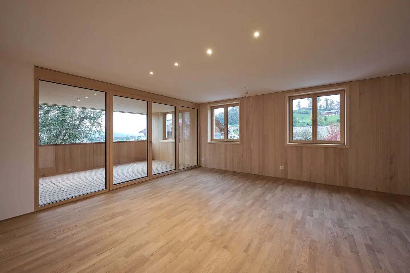 Newly built 3-room apartment with terrace and breathtaking sunset in Lingenau for sale