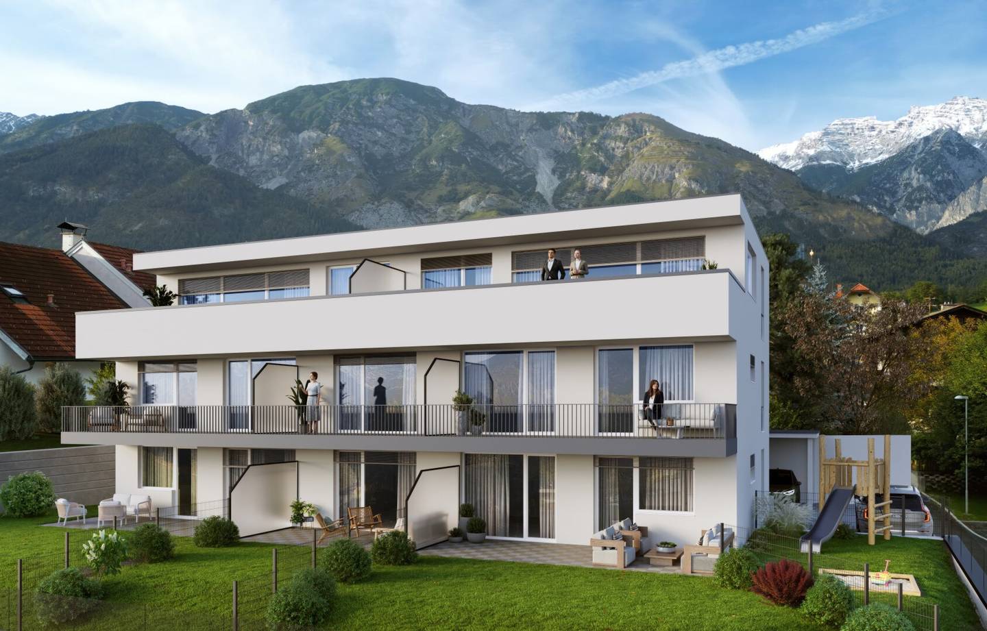 2-Zimmer Neubau Gartenwohnung