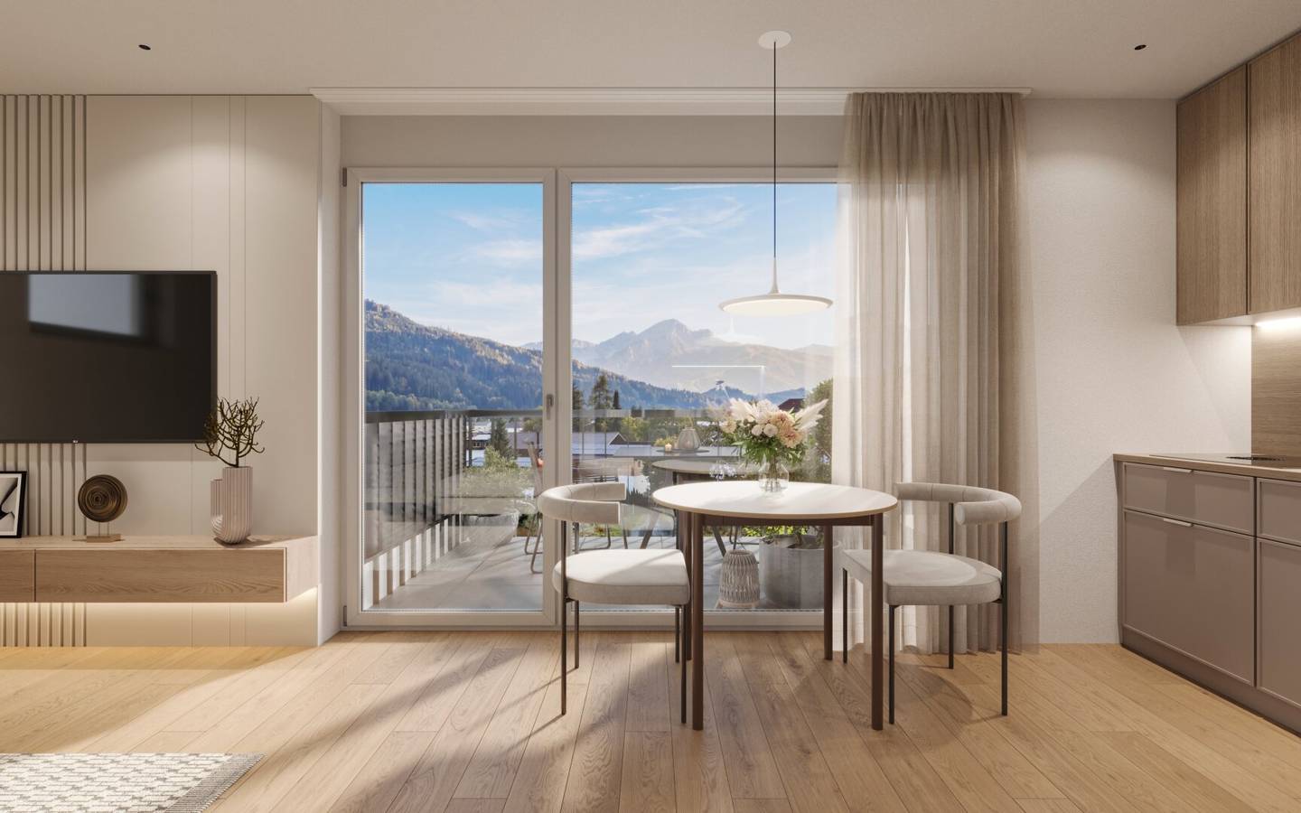 2-Zimmer Wohnung im dritten Obergeschoss