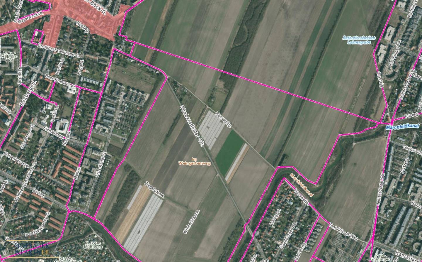Landwirtschaftliches Grundstück in Strebersdorf – ca. 2.500 m² nahe Strebersdorfer Straße