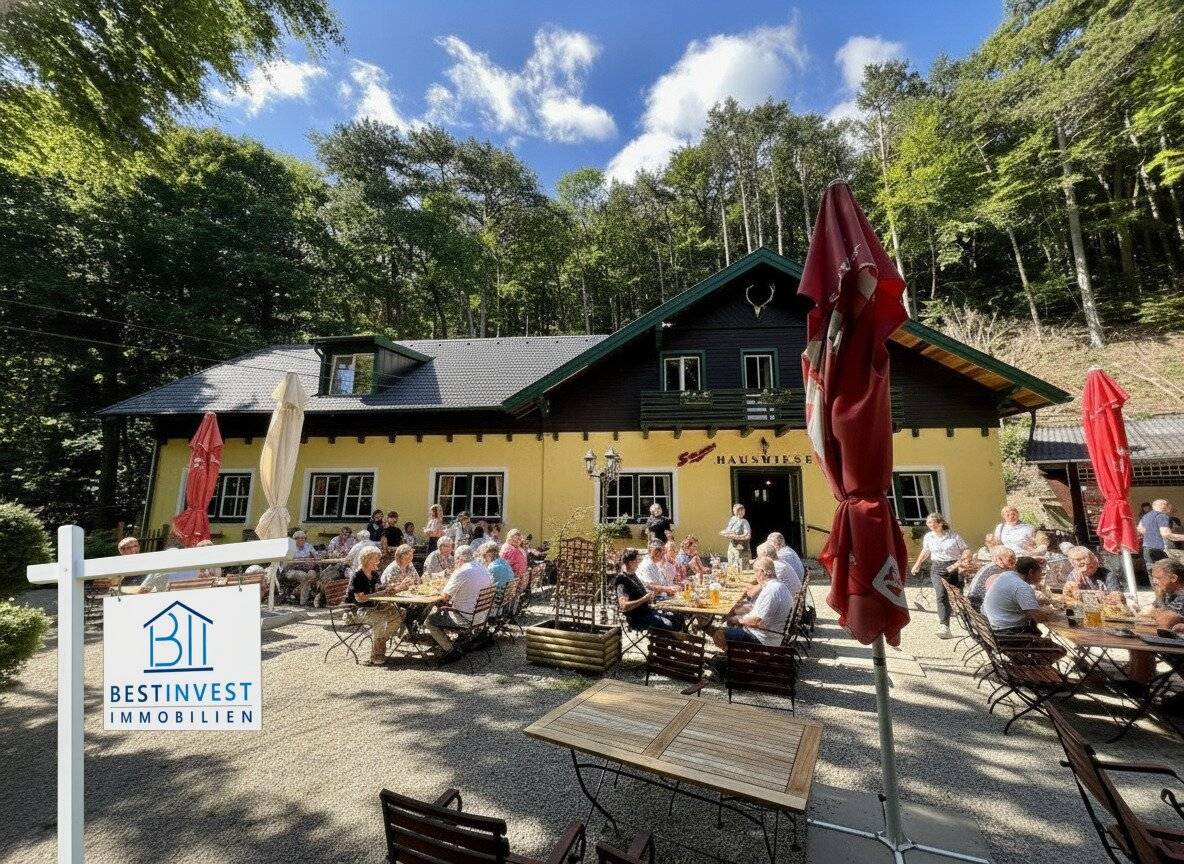 Traditionsreicher Gastronomiebetrieb mit Wohnung und beeindruckender Grundstücksgröße in Baden