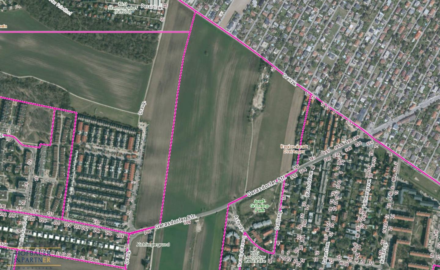 Landwirtschaftliches Grundstück in Floridsdorf – ca. 5.800 m² nahe Gerasdorfer Straße