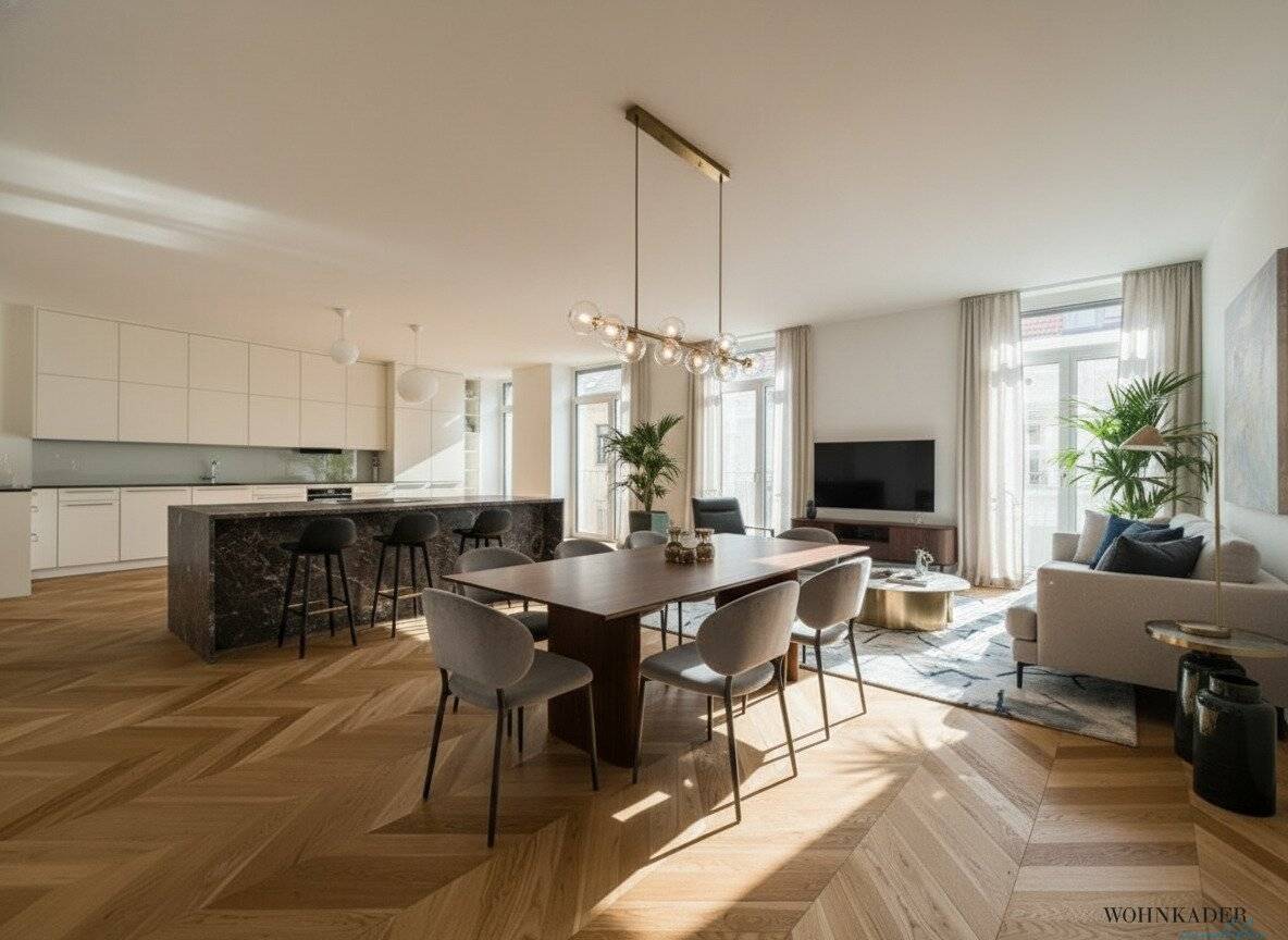 Exclusive 4-room apartment for rent in the Residenz-Brunnenmarkt