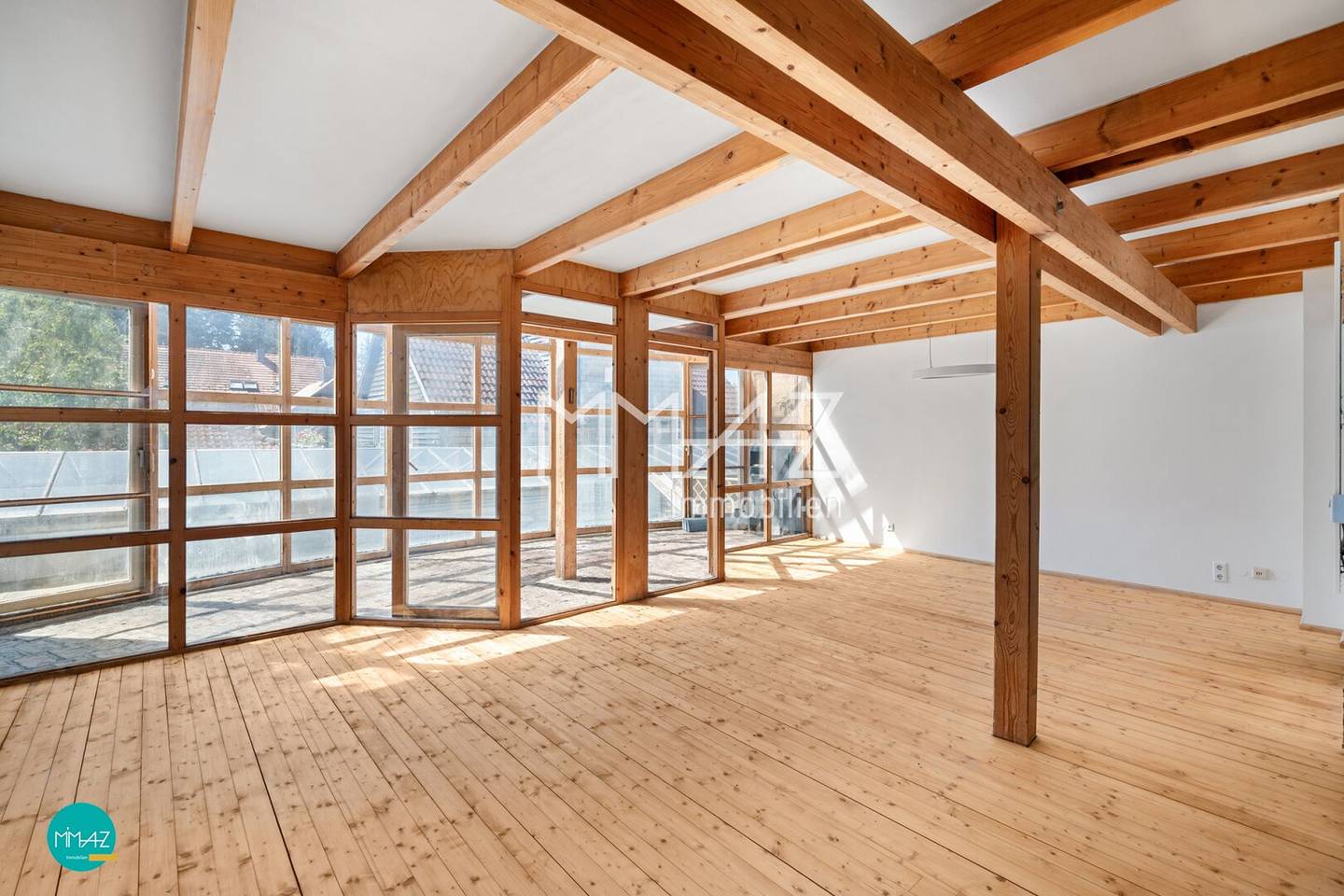 Wohnraum mit Veranda 1. OG