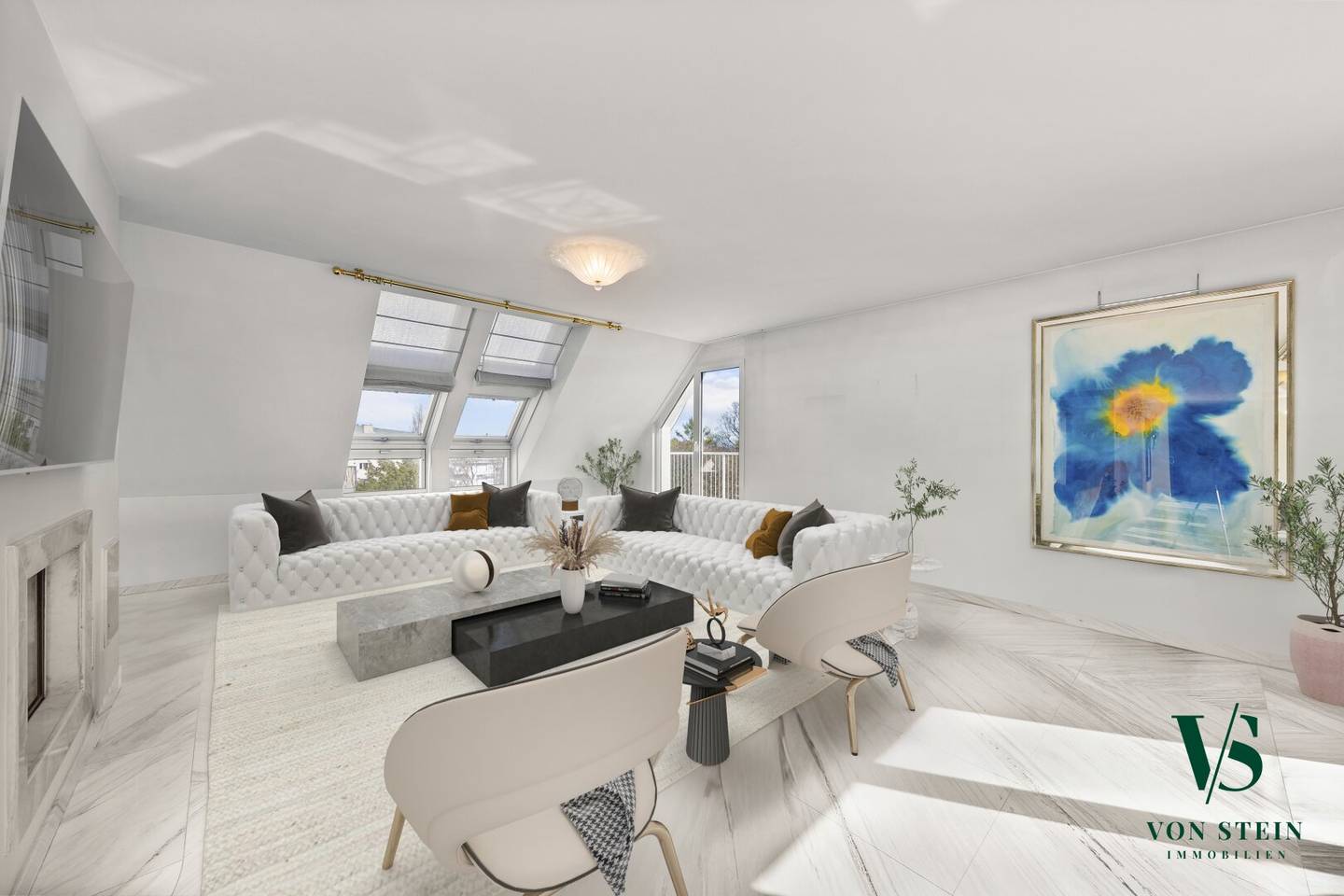 Exklusives Penthouse in Toplage: Sonnige Ruheoase mit Wienblick, Privatsauna, Doppelgarage und Weinkeller.