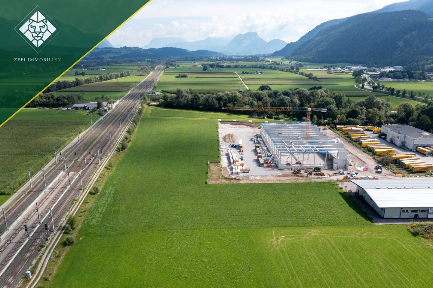 Gewerbegrundstück mit Anbindung zur Autobahn und Bundesstraße