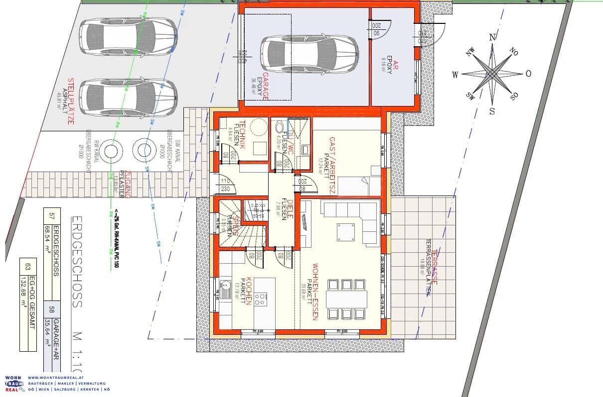 freistehendes einfamilienhaus auf eigengrund in piberbach FIXPREIS € 555.000 – provisionsfrei direkt vom bauträger