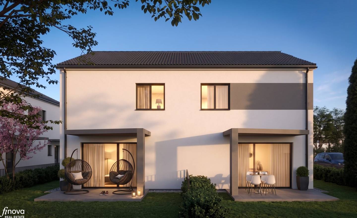 Ihr neues Zuhause in Judendorf: moderne Doppelhaushälfte mit großem Garten!!