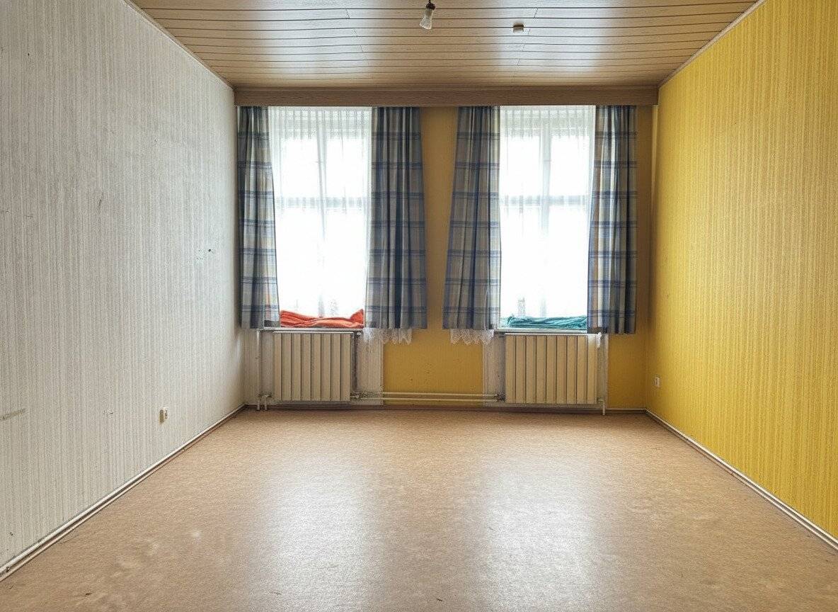 Unsanierte 3 Zimmer Wohnung im sehr schönen Stilaltbau