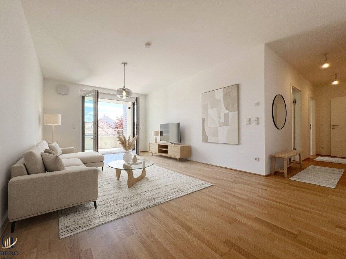 Wohnzimmer (virtuell möbliert)