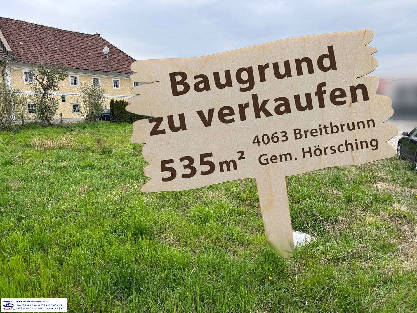 Baugrund in Breitbrunn - ländliche Gegend, perfekte Anbindung! Bei Hörsching und Linz.