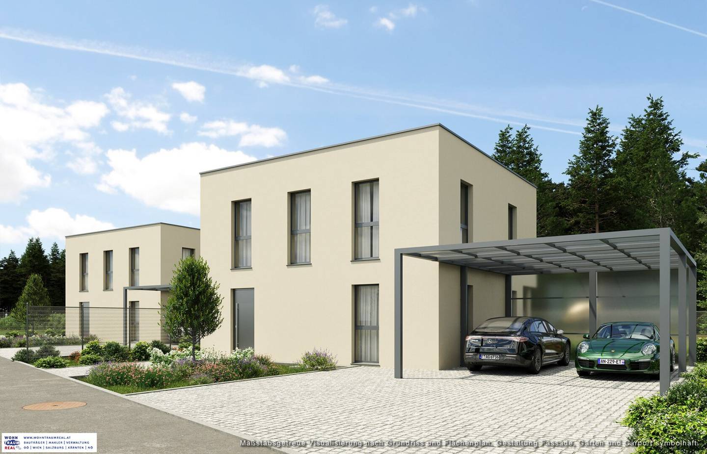 Neubau Einfamilienhaus (projektiert) mit Garten und Terrasse. Tolle Mühlviertler Aussicht