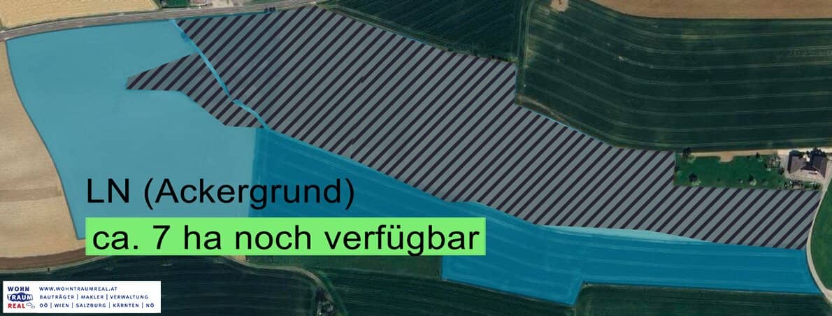 UPDATE: NOCH 7 ha Ackergrund in bester Lage bei Pettenbach VERFÜGBAR