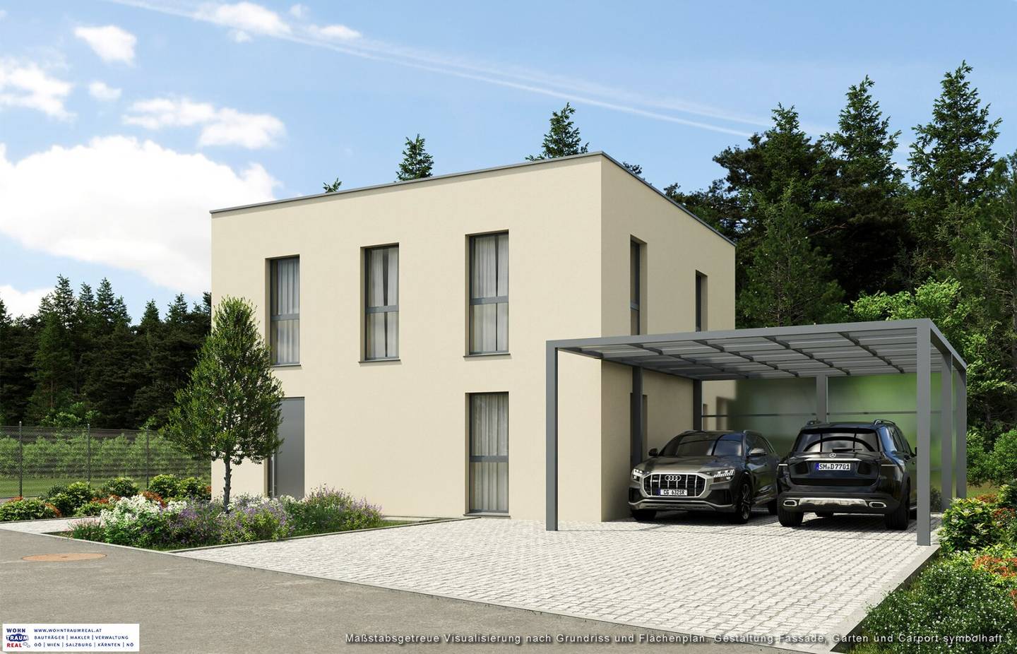 Neubau Einfamilienhaus (projektiert) mit Garten und Terrasse. Tolle Mühlviertler Aussicht