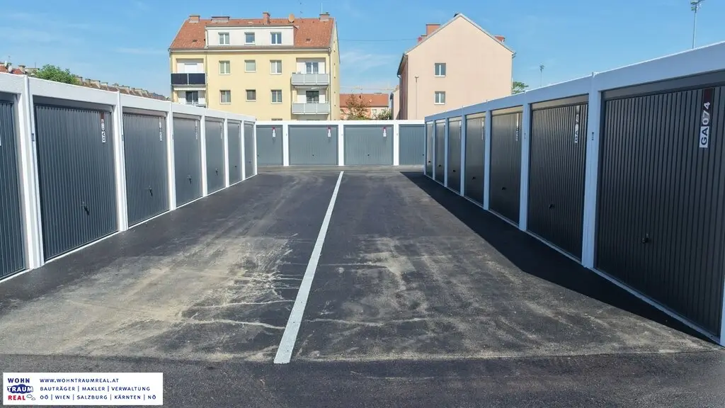 Garagenpark Nähe Gallspach - Garagen (einzel) zur Miete - Jetzt reservieren!