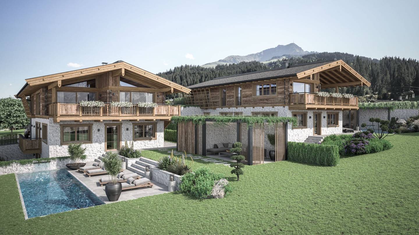 Geplantes Neubauprojekt: exklusives Chalets am Kaiserhang