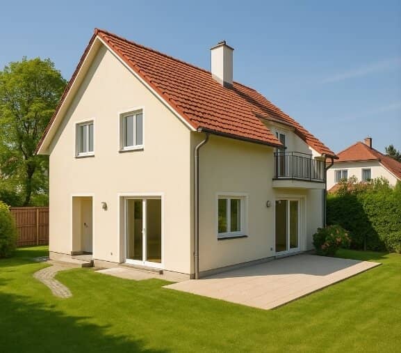 Single-family house near Vienna International Center_500m from U1 and old Danube