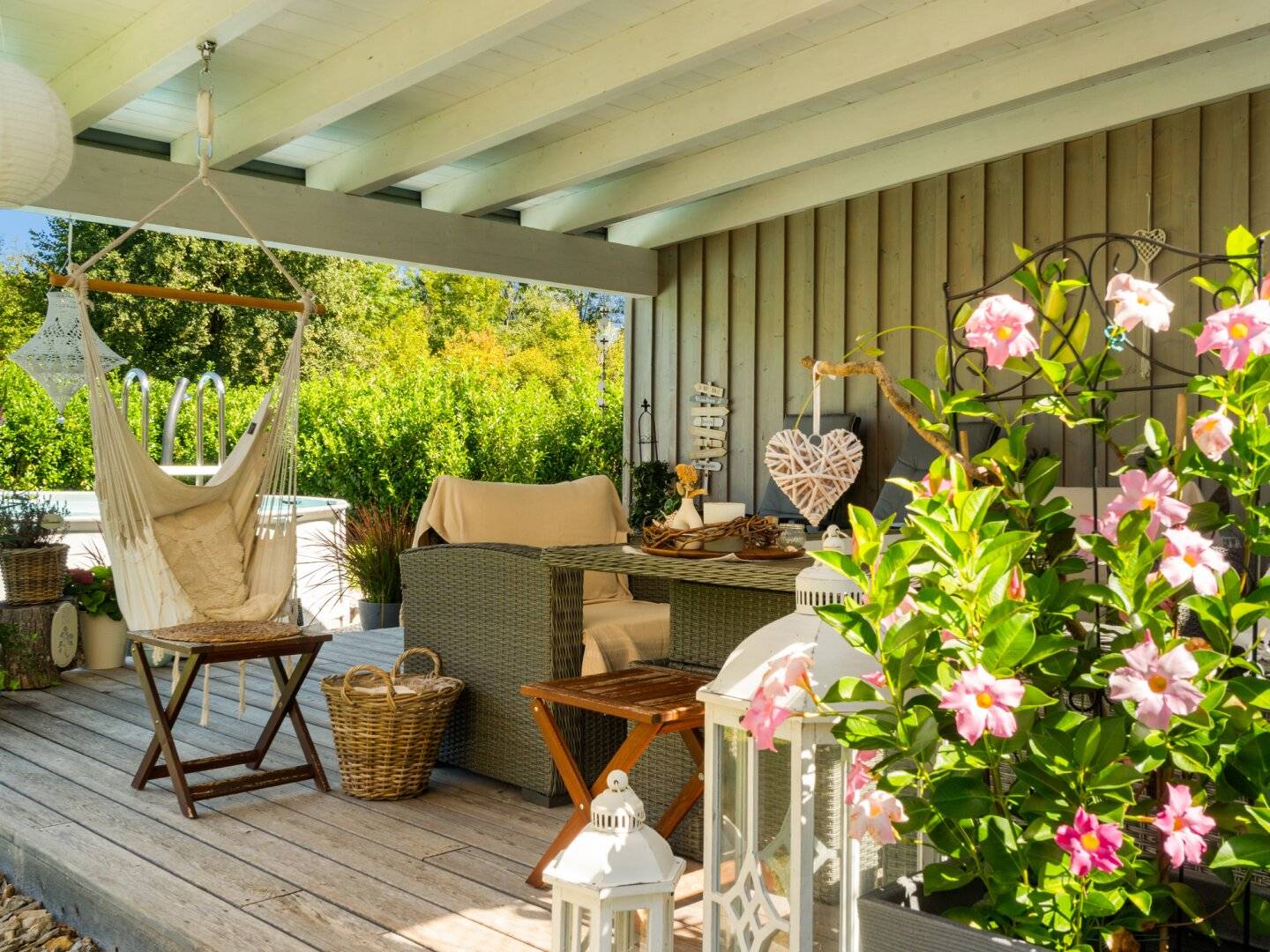 Urlaubsgefühl zu Hause: Schwedenhaus mit Pool, Galerie und großem Garten nahe Klagenfurt