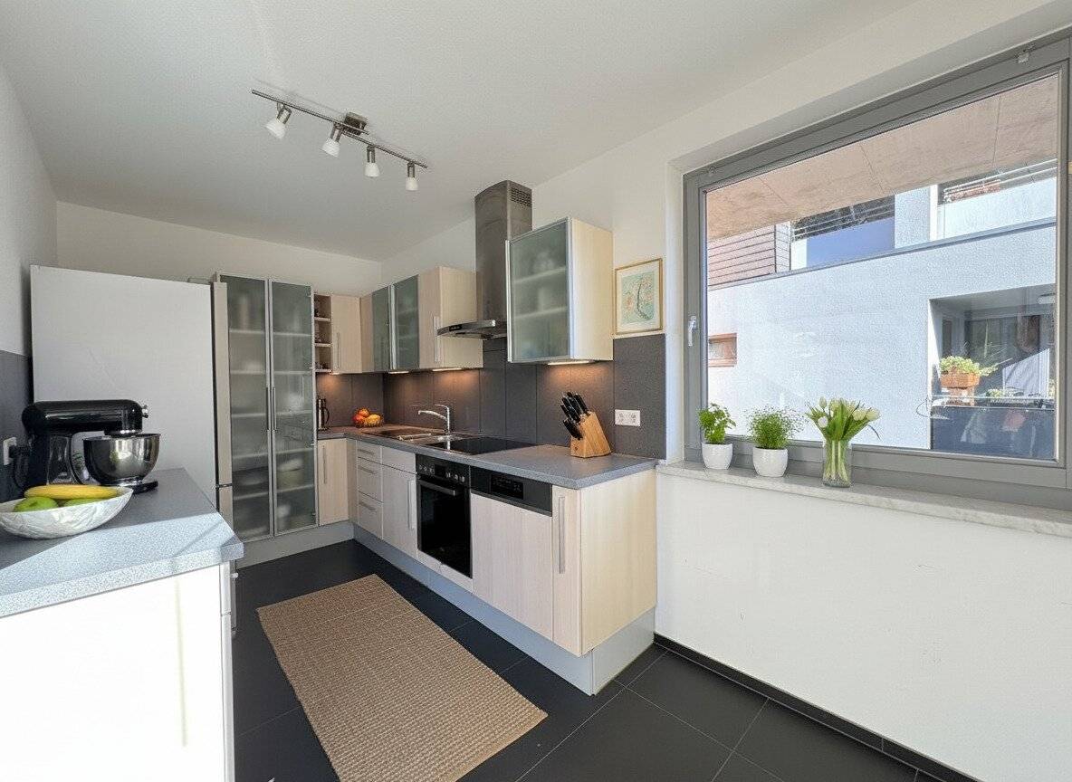 Lichtdurchflutete 4-Zimmer-Eckwohnung mit Südwestbalkon & Bergblick