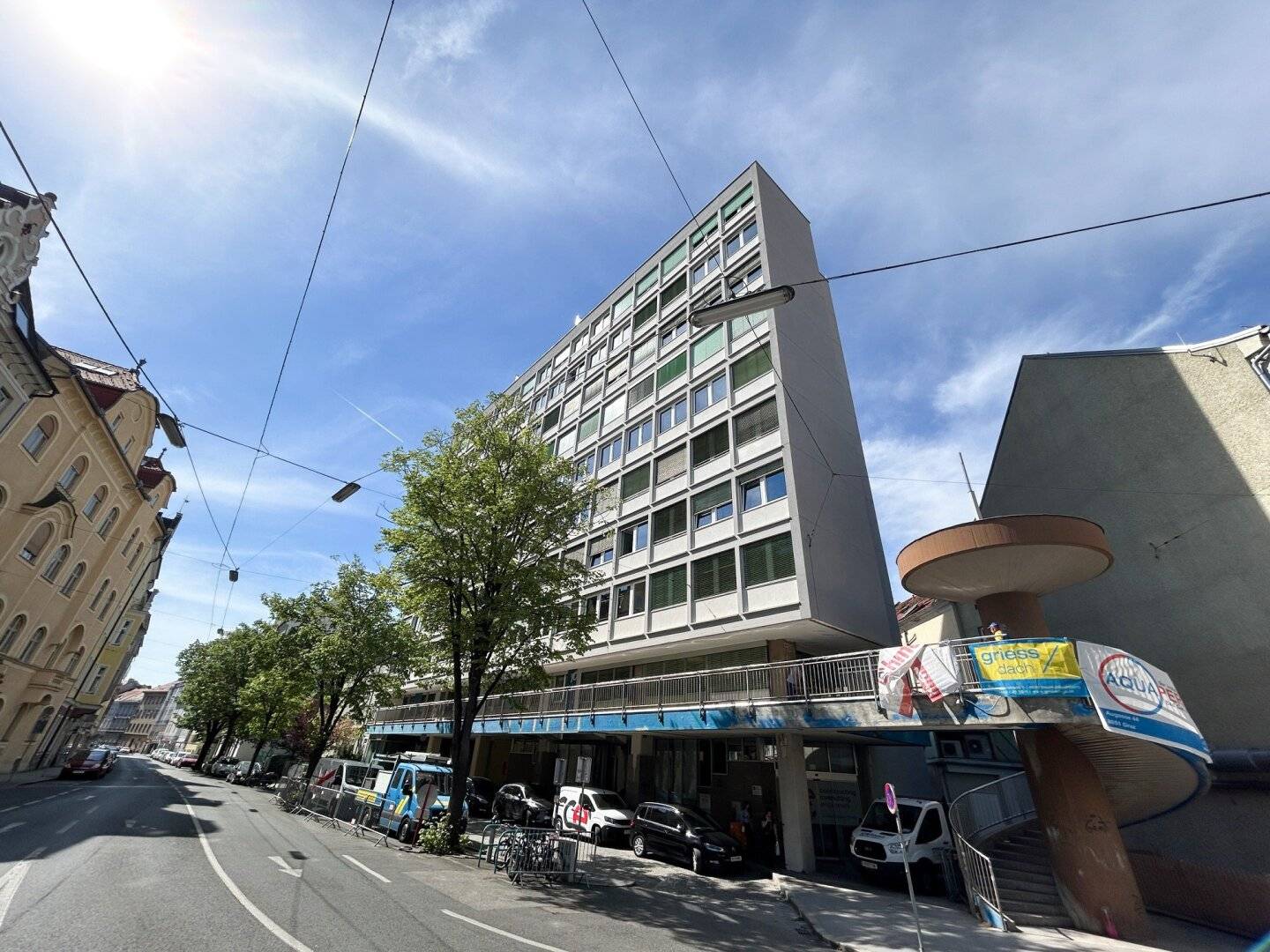 Zentrale Innenstadtlage mit einzigartigem Blick über die   Dächer von Graz!