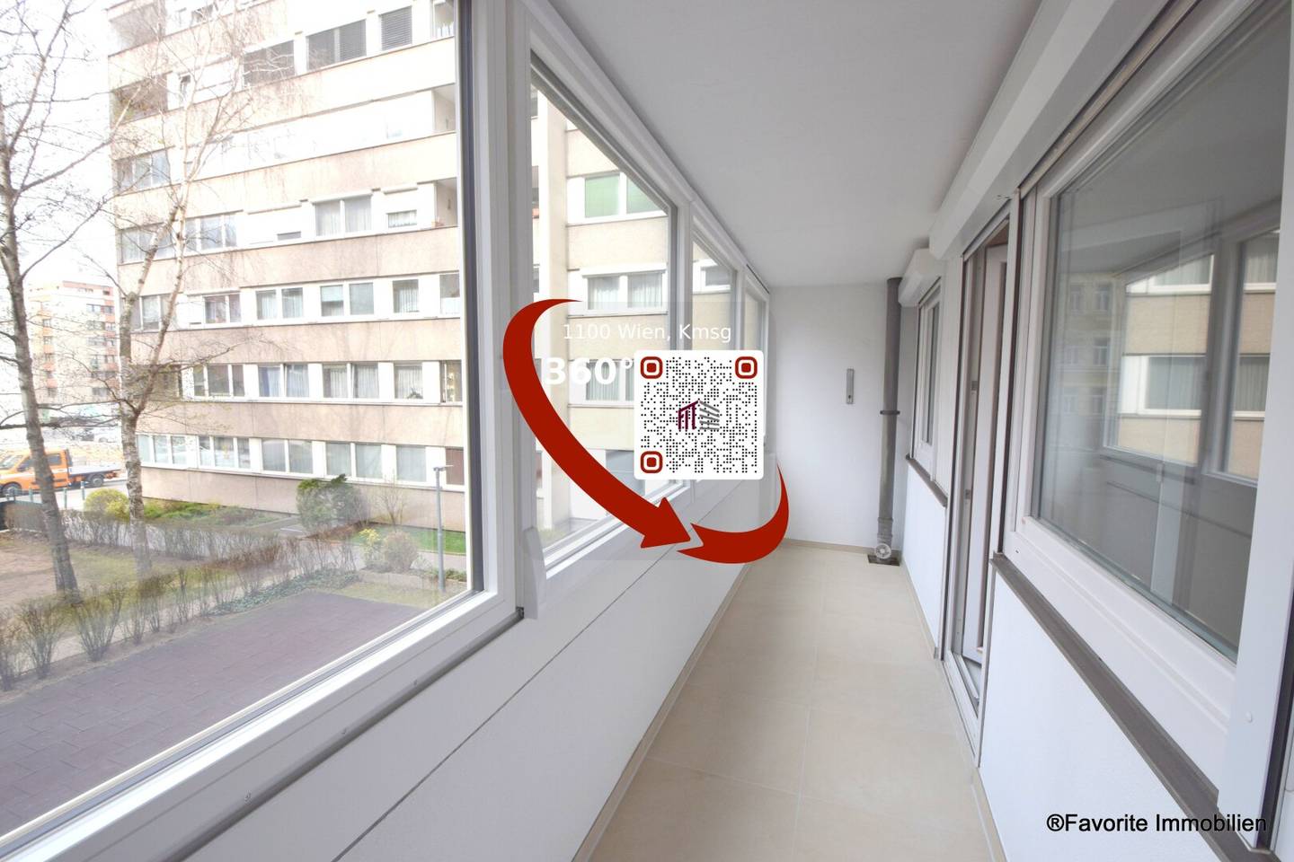 Schöne, gepflegte & zentral begehbare 3-Zi-Wohnung mit Loggia & Garage