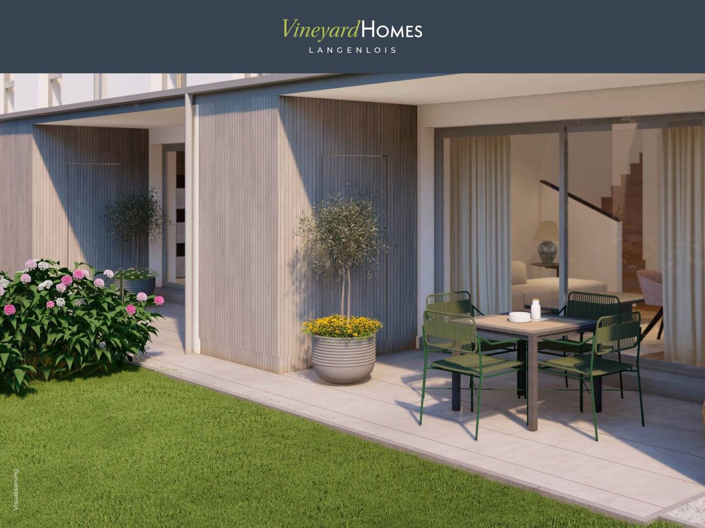 Langenlois, 4 Zimmer, Reihenhaus: 106 m² Wfl. zzgl. Terrasse, Garten und Keller