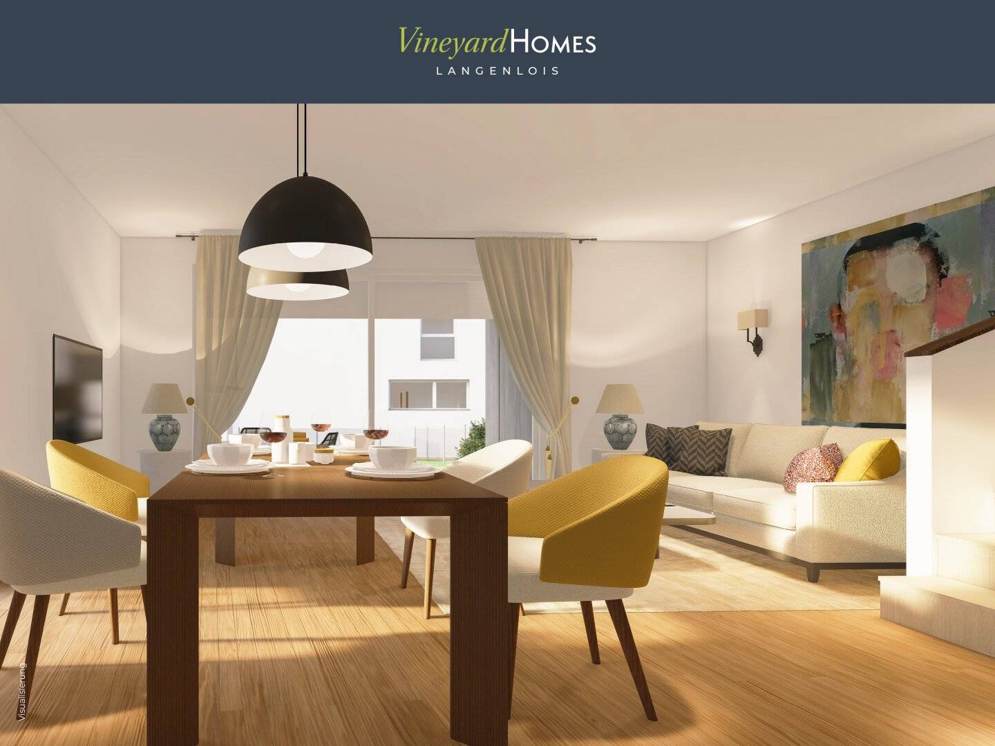 Langenlois, 4 Zimmer, Reihenhaus: 106 m² Wfl. zzgl. Terrasse, Garten und Keller