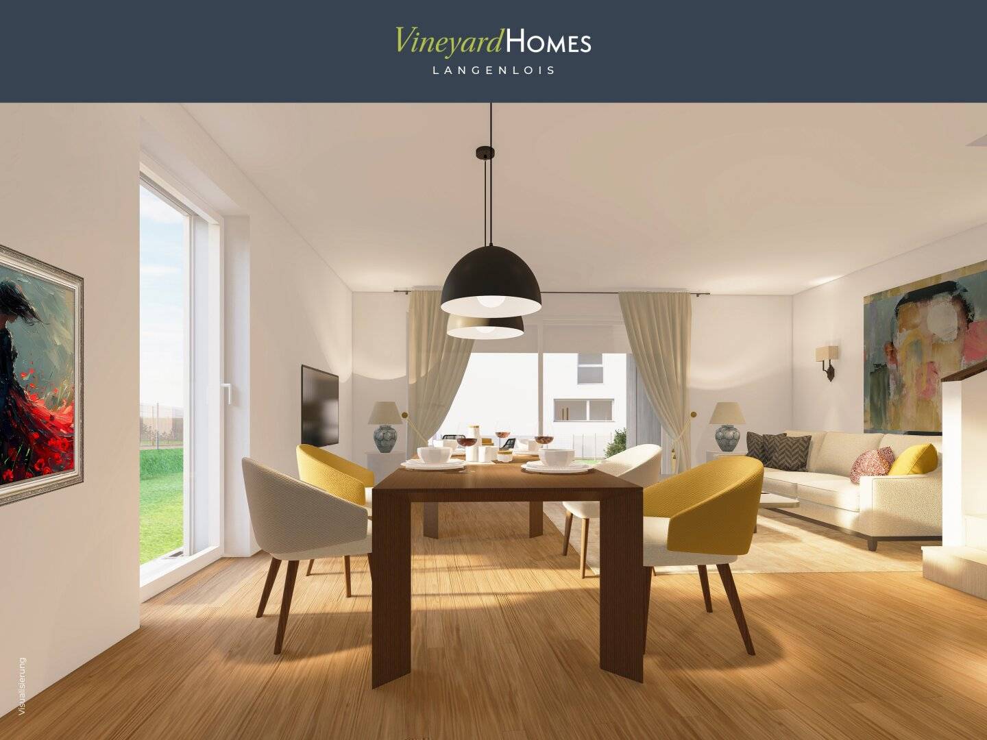 Langenlois, 4 Zimmer, Reihenhaus: 105 m² Wfl. zzgl. Terrasse, Garten und Keller