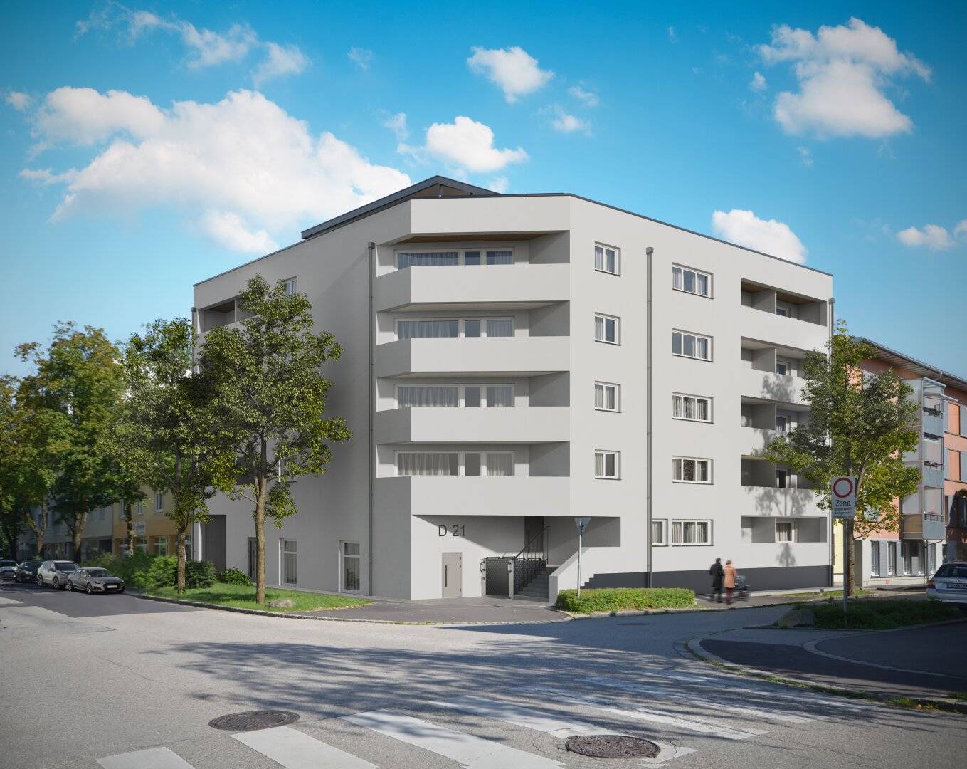 D 21 - WOHNOASE AM WASSERWALD - JEDE WOHNUNG MIT DACHGARTEN (PROVISIONSFREI FÜR DEN KÄUFER)