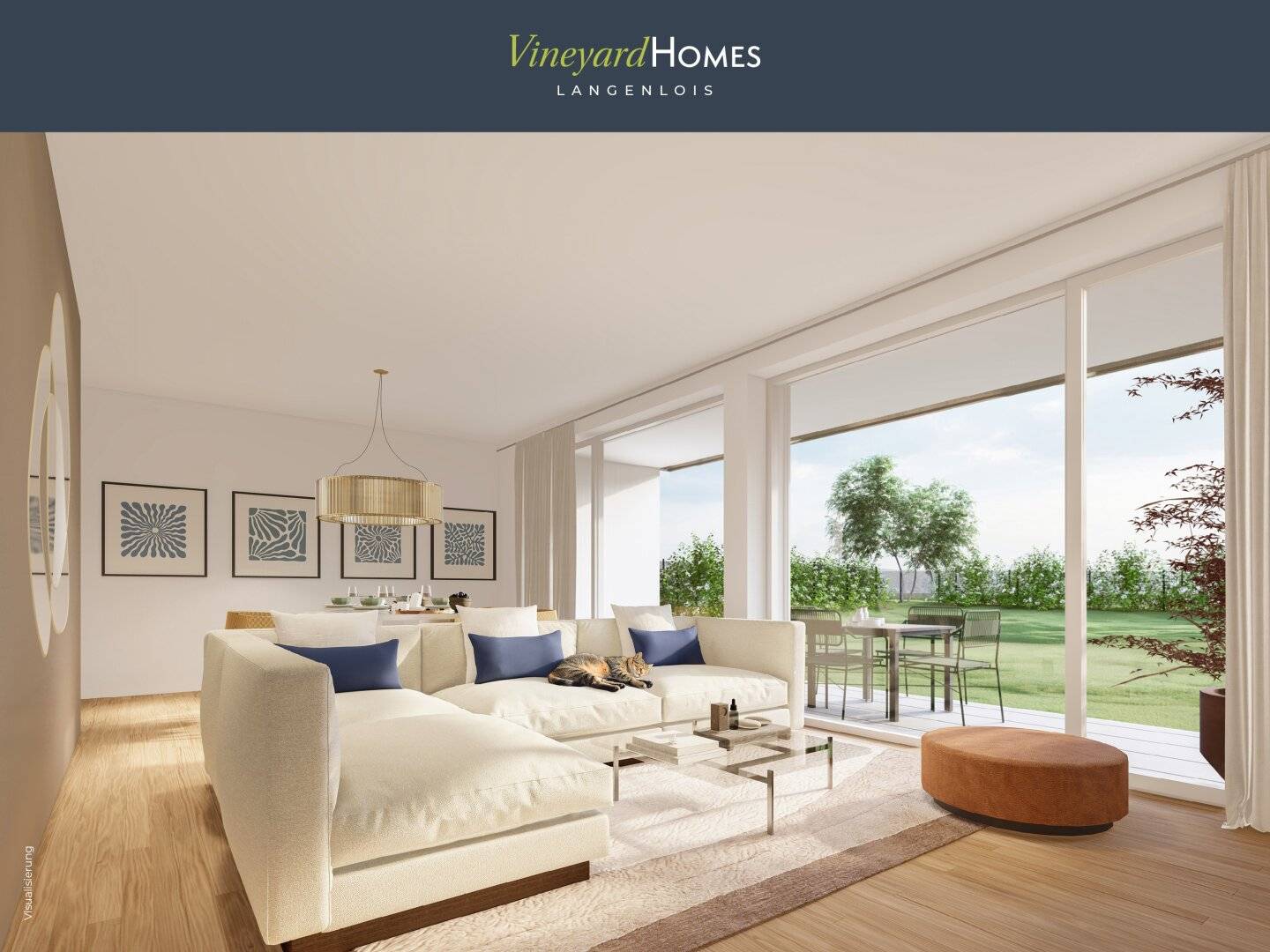 Langenlois, 4-Zimmer-Maisonette-Wohnung: 115 m² Wfl. zzgl. Terrasse, Balkon und Garten