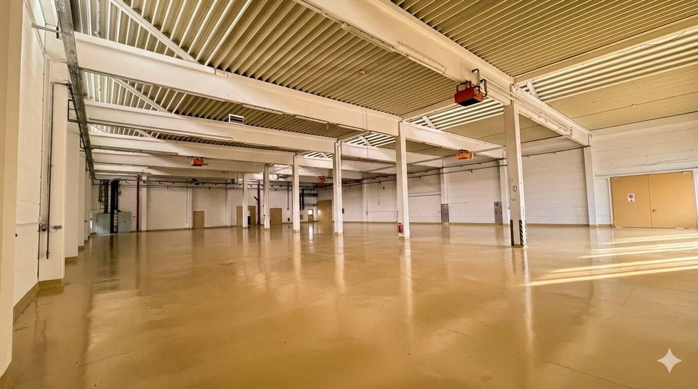 Produktions- & Lagerhalle | 3.057 m² | Lebensmitteltauglich | 5 t/m² Bodenbelastung | St. Pölten / S33