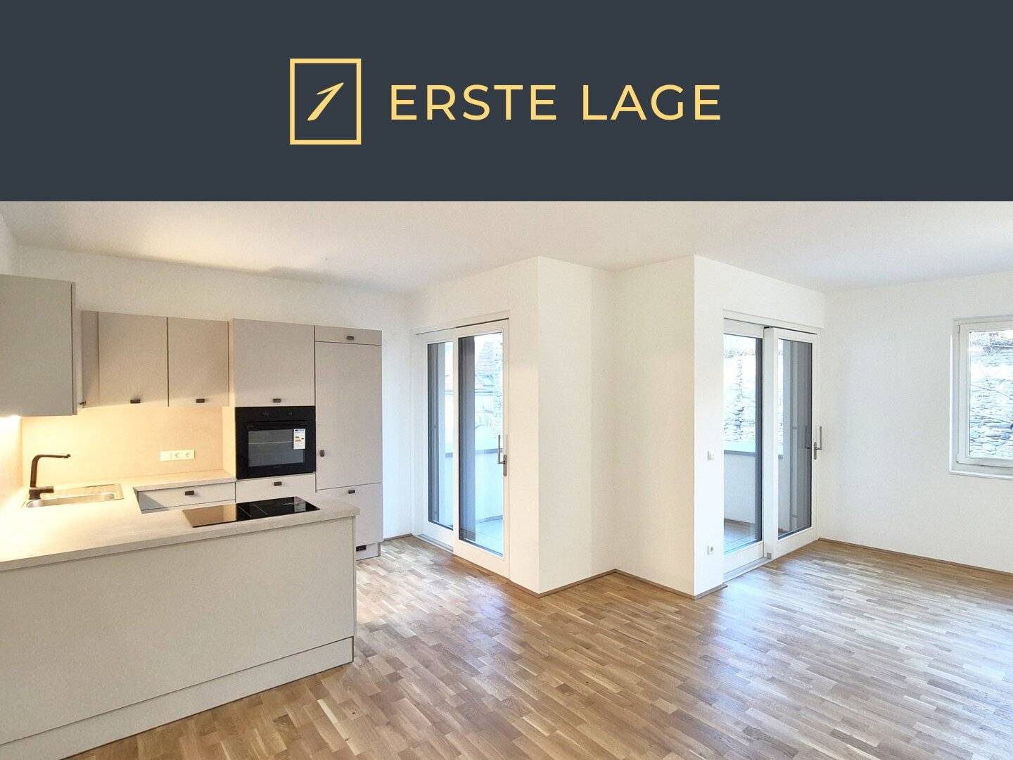 Küche in Kaufpreis enthalten! Krems, Altstadt: 3 Zimmer, 80 m² Wfl., Loggia, H10/T4