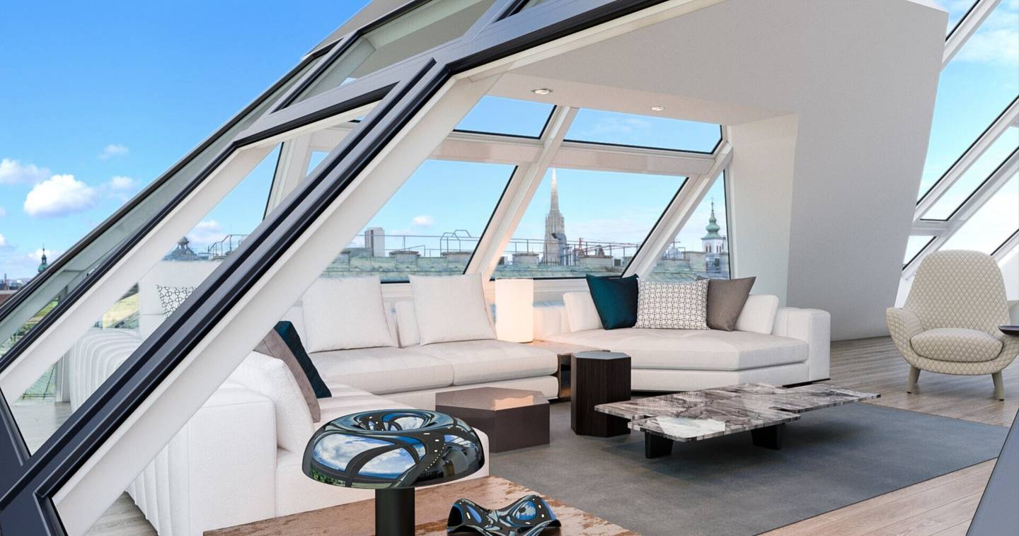 Luxus Penthouse im Zentrum Wiens | eigener Pool, Fitnessstudio & Weinkeller