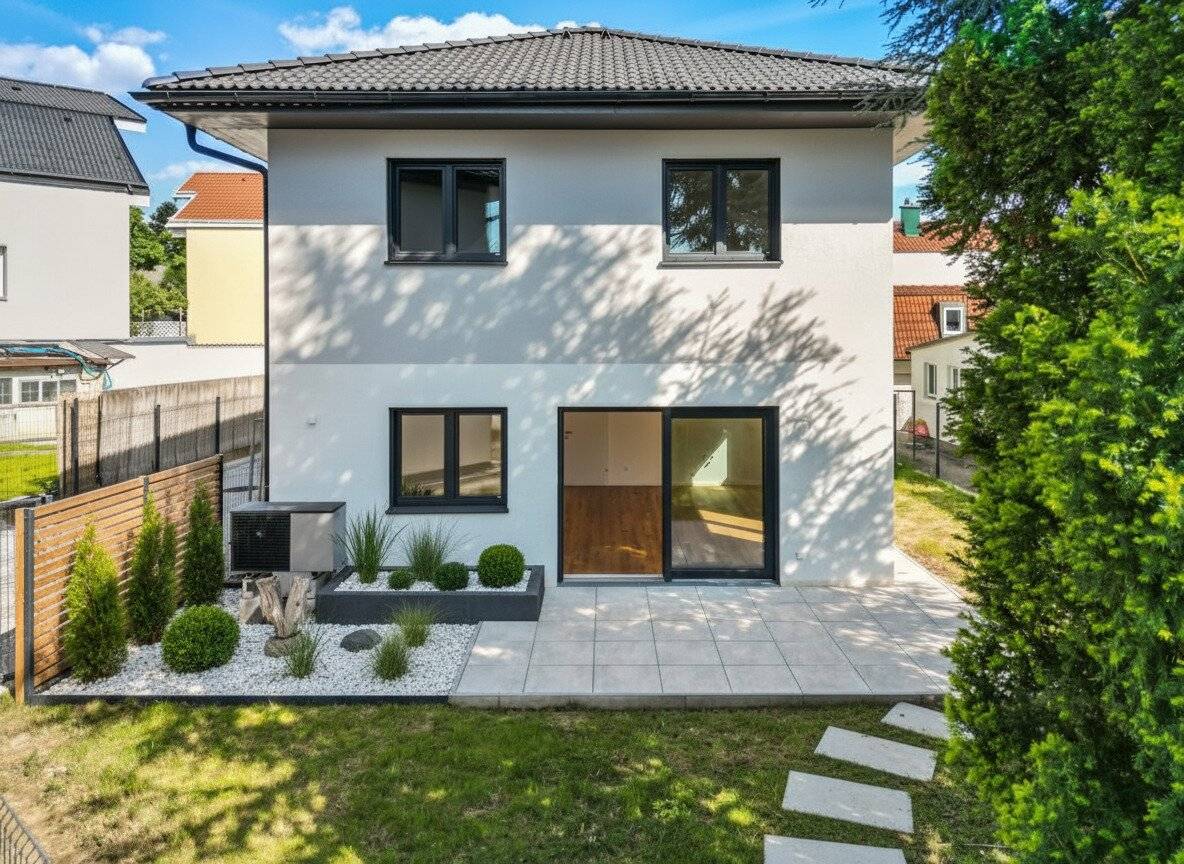 Stadtadresse. Gartentür. Zuhause. - Freistehendes Einfamilienhaus mit 166m2 Nutzfläche