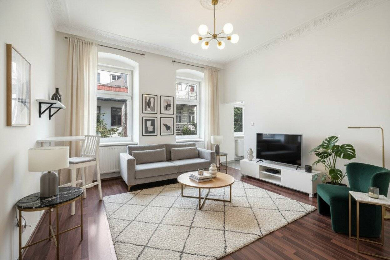 Altbau trifft City-Vibes – charmante 1,5-Zimmer-Wohnung im Nordbahnviertel - Innenhof Grünblick inklusive