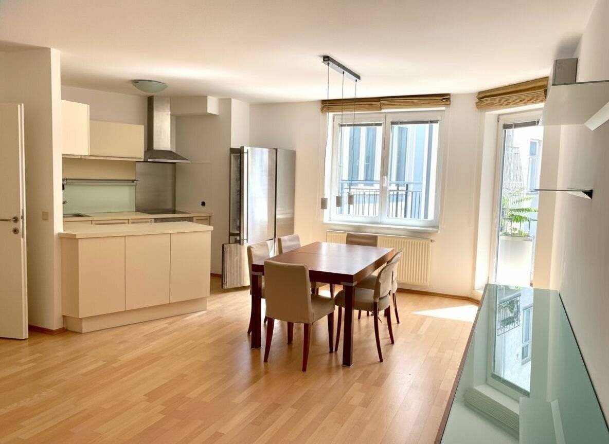 Attraktive, charmante 2 Zimmer Wohnung mit Balkon in bester Lage direkt in der Josefstadt!
