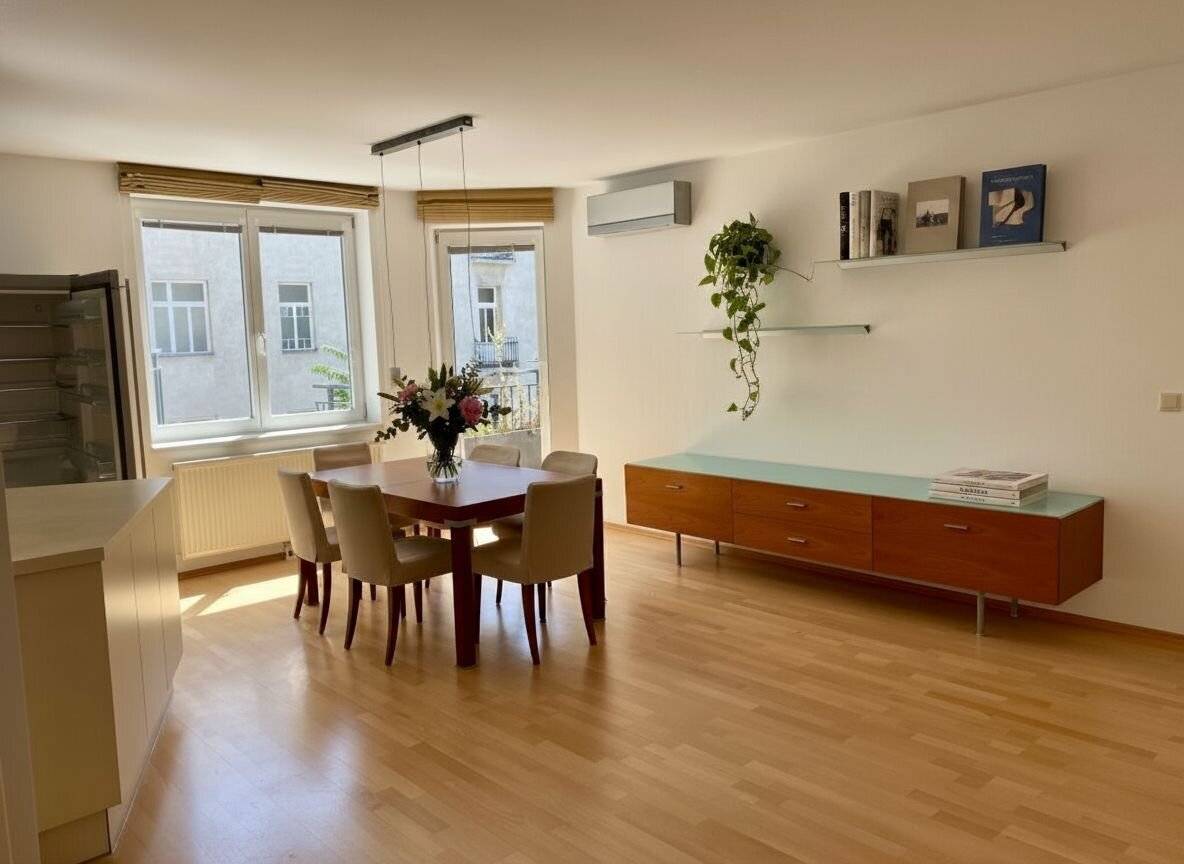 Attraktive, charmante 2 Zimmer Wohnung mit Balkon in bester Lage direkt in der Josefstadt!